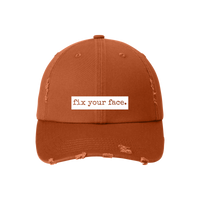 Fix Your Face - Distressed Hat